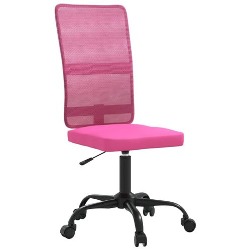 Chaise De Bureau Rose Tissu En Maille