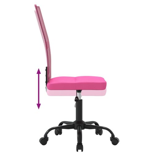 Chaise De Bureau Rose Tissu En Maille