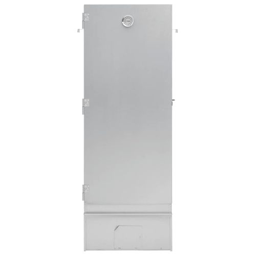 Fumoir Barbecue Avec Tiroir Et Accessoires Acier Galvanisé 44,5x29x110 Cm