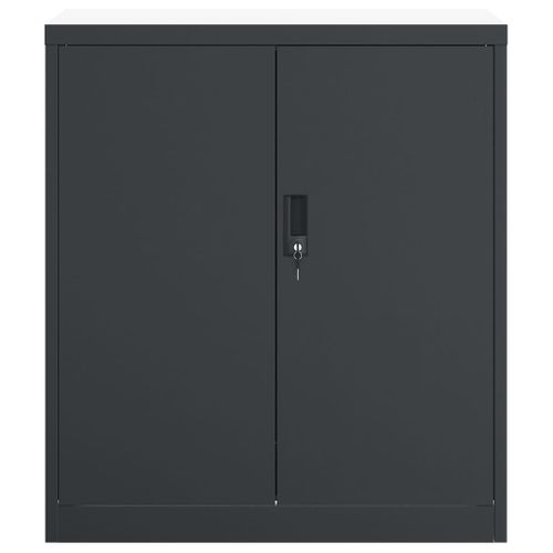 Classeur Anthracite 79x40x90 Cm Acier