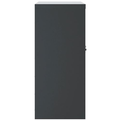Classeur Anthracite 79x40x90 Cm Acier