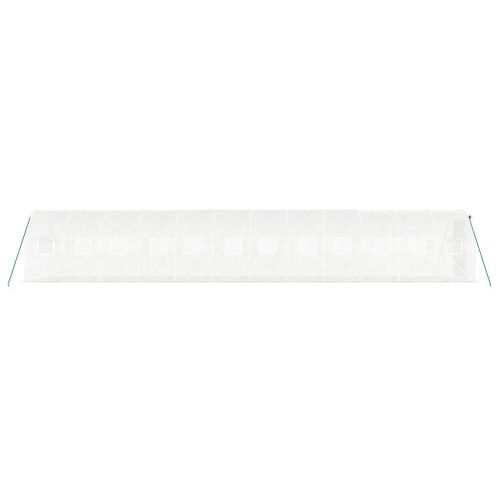 Serre Avec Cadre En Acier Blanc 24 M² 12x2x2 M