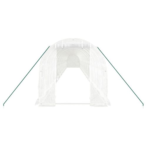 Serre Avec Cadre En Acier Blanc 40 M² 20x2x2 M