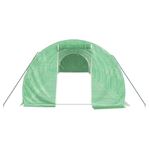 Serre Avec Cadre En Acier Vert 36 M² 12x3x2 M