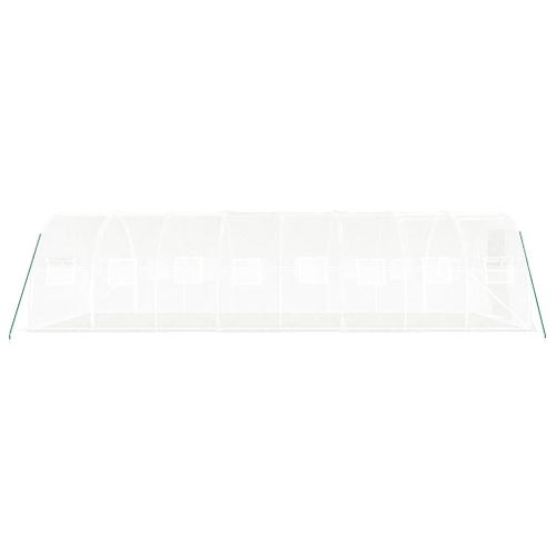 Serre Avec Cadre En Acier Blanc 24 M² 8x3x2 M