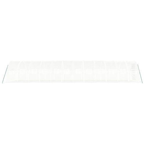 Serre Avec Cadre En Acier Blanc 36 M² 12x3x2 M