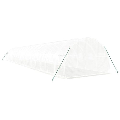Serre Avec Cadre En Acier Blanc 54 M² 18x3x2 M