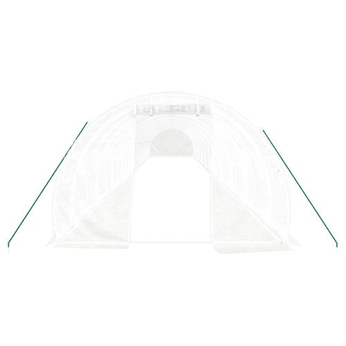 Serre Avec Cadre En Acier Blanc 66 M² 22x3x2 M