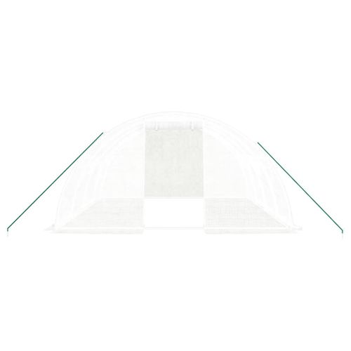 Serre Avec Cadre En Acier Blanc 16 M² 4x4x2 M