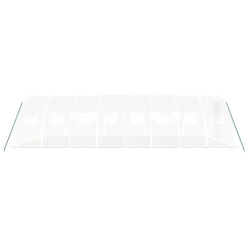 Serre Avec Cadre En Acier Blanc 32 M² 8x4x2 M