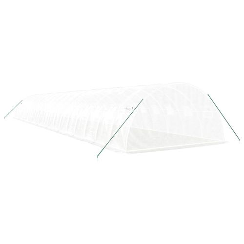 Serre Avec Cadre En Acier Blanc 72 M² 18x4x2 M