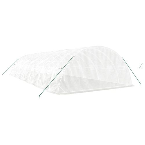Serre Avec Cadre En Acier Blanc 60 M² 12x5x2,3 M