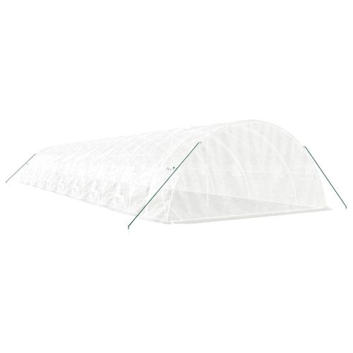 Serre Avec Cadre En Acier Blanc 90 M² 18x5x2,3 M