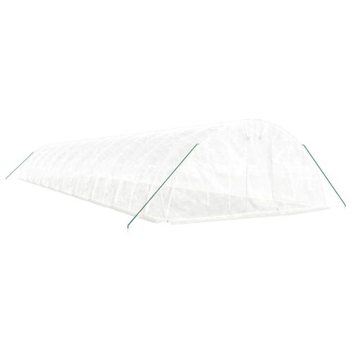 Serre Avec Cadre En Acier Blanc 100 M² 20x5x2,3 M