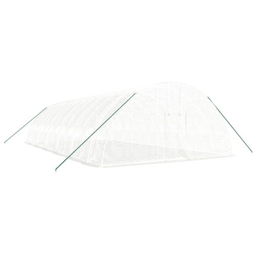 Serre Avec Cadre En Acier Blanc 72 M² 12x6x2,85 M