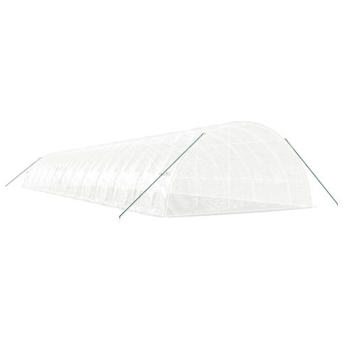 Serre Avec Cadre En Acier Blanc 144 M² 24x6x2,85 M