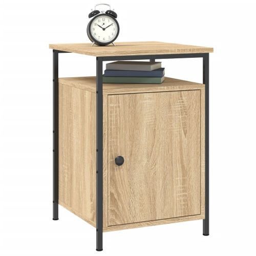 Table De Chevet Chêne Sonoma 40x42x60 Cm Bois Contreplaqué