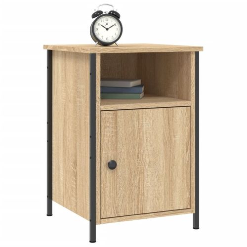 Table De Chevet Chêne Sonoma 40x42x60 Cm Bois Contreplaqué