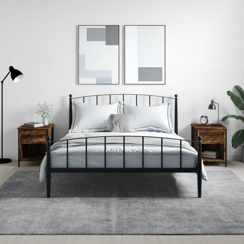 Étagère Murale Sonoma Gris 90x16x78 Cm Bois Contreplaqué