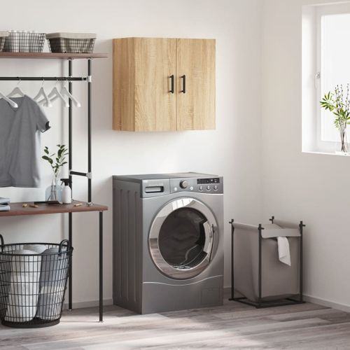 Armoire Murale Chêne Sonoma 60x31x60 Cm Bois Contreplaqué