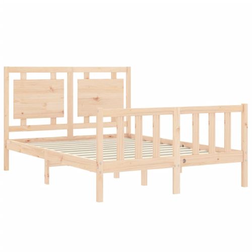 Cadre De Lit Sans Matelas Bois De Pin Massif 120x190 Cm