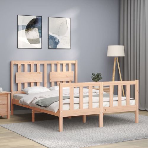 Cadre De Lit Sans Matelas 120x200 Cm Bois De Pin Massif