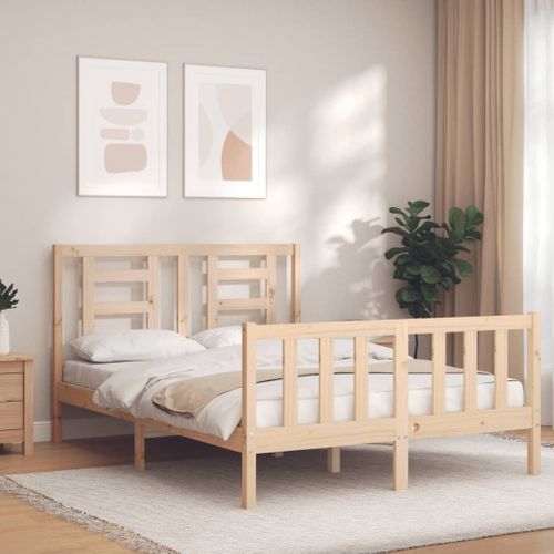 Cadre De Lit Sans Matelas 120x200 Cm Bois De Pin Massif