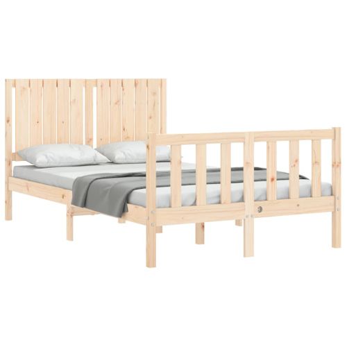 Cadre De Lit Sans Matelas 120x200 Cm Bois De Pin Massif