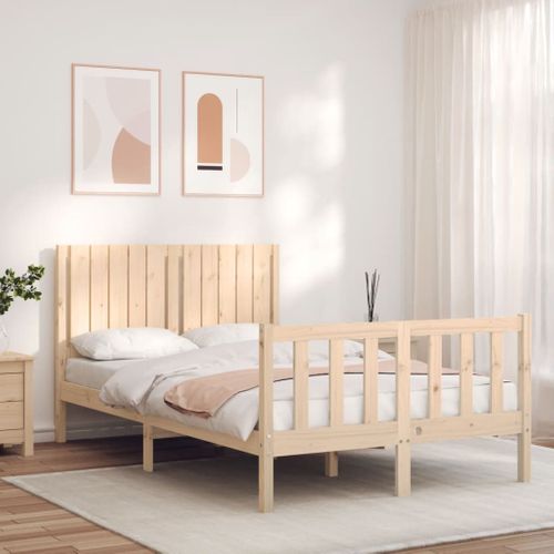 Cadre De Lit Sans Matelas 120x200 Cm Bois De Pin Massif