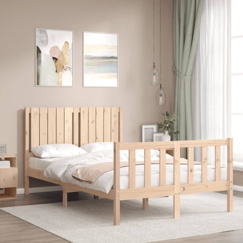 Cadre De Lit Sans Matelas 120x200 Cm Bois De Pin Massif