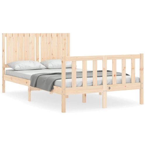 Cadre De Lit Sans Matelas 120x200 Cm Bois De Pin Massif