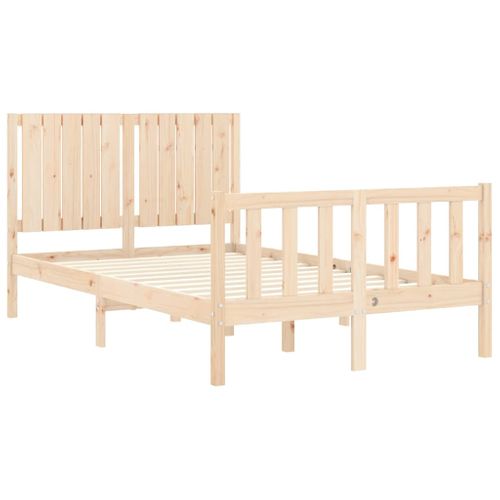 Cadre De Lit Sans Matelas 120x200 Cm Bois De Pin Massif