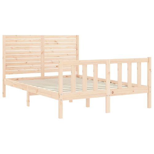 Cadre De Lit Sans Matelas 120x200 Cm Bois De Pin Massif