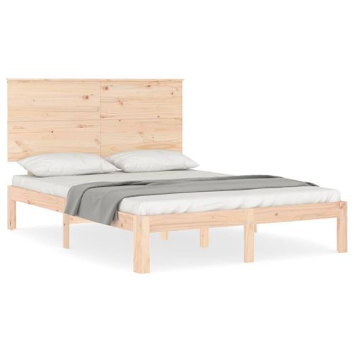 Cadre De Lit Sans Matelas 140x200 Cm Bois Massif De Pin