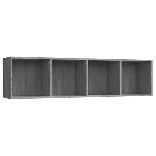 Bibliothèque Sonoma Gris 143x30x36cm Bois Ingénierie