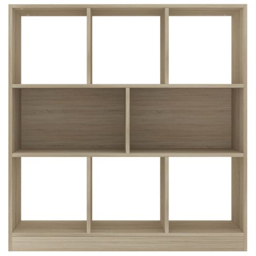 Bibliothèque Chêne Sonoma 97,5x29,5x100 Cm Bois D'ingénierie