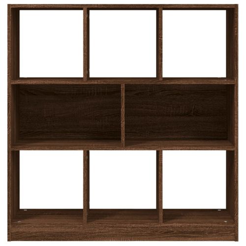 Bibliothèque Chêne Marron 97,5x29,5x100 Cm Bois D'ingénierie