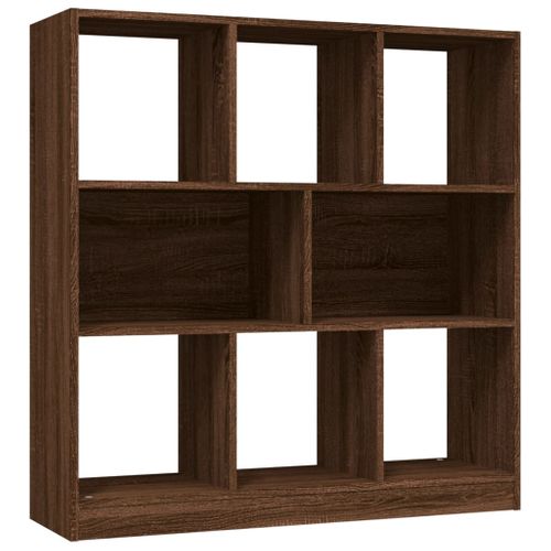 Bibliothèque Chêne Marron 97,5x29,5x100 Cm Bois D'ingénierie