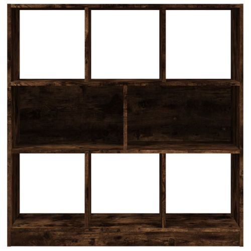 Bibliothèque Chêne Fumé 97,5x29,5x100 Cm Bois D'ingénierie