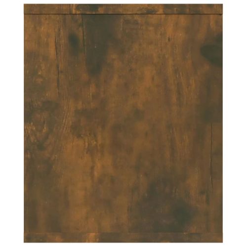 Bibliothèque Chêne Fumé 143x30x36cm Bois D'ingénierie