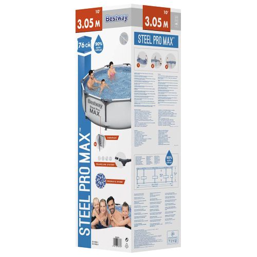 Ensemble De Piscine Steel Pro Max 305x76 Cm