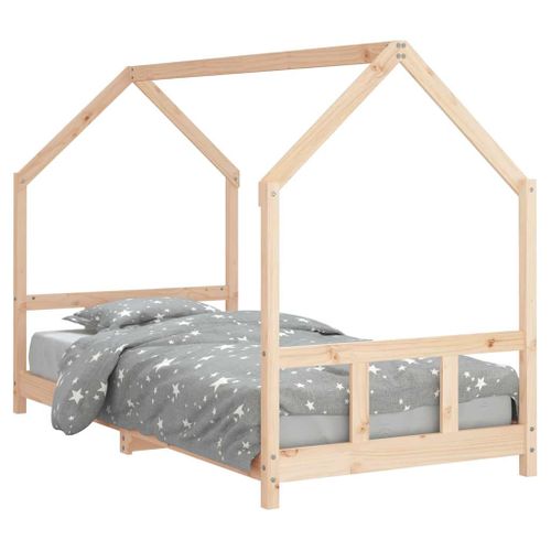 Lit cabane Pour Enfants 90x200 Cm Bois De Pin Massif