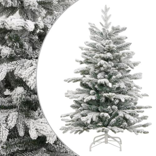Sapin De Noël Artificiel à Charnières Avec Neige Floquée 180 Cm