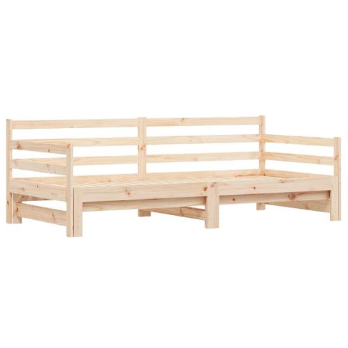 Lit Gigogne 90x200 Cm Bois Massif