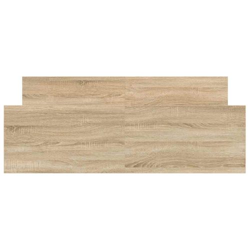 Cadre De Lit 140x190 Cm Bois Sonoma Chêne Robuste Design Moderne