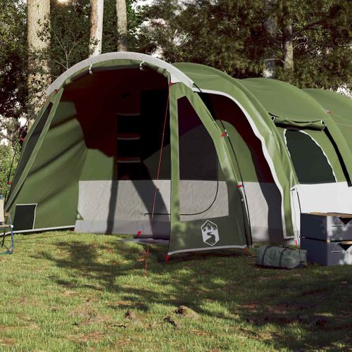 Tente Familiale Tunnel 8 Personnes Vert Imperméable