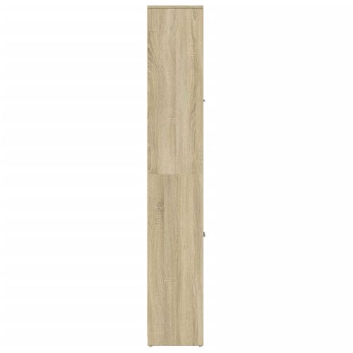 Colonne De Salle De Bain Chêne Sonoma 30x30x183,5 Cm Aggloméré