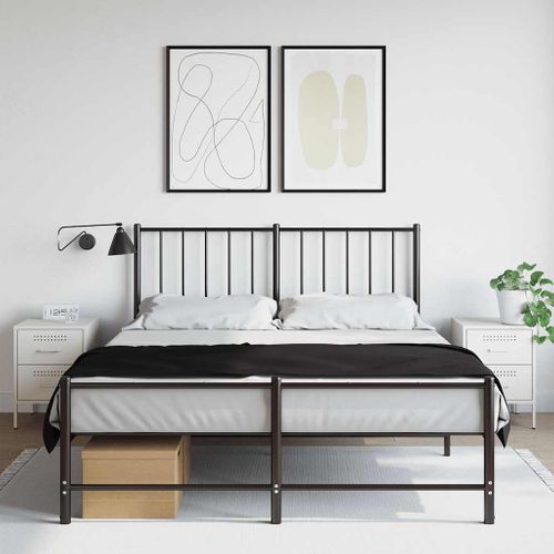 Tables De Chevet 2 Pièces Blanc 36x39x50,5 Cm Acier