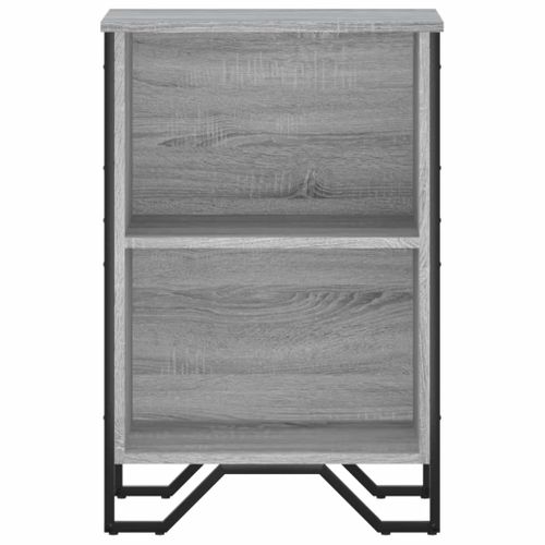 Bibliothèque Sonoma Gris 50x31x74,5 Cm Bois D'ingénierie