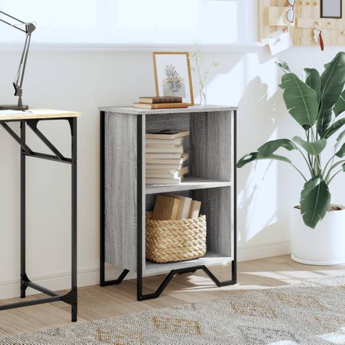 Bibliothèque Sonoma Gris 50x31x74,5 Cm Bois D'ingénierie